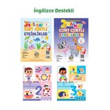Yky İlk Kitaplarım, İngilizce Destekli- 2-3 Yaş Konuşmayı Ve Dikkati Geliştiren Cırt Cırtlı Etkinlik