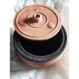Yldz Orta Boy Toprak Güveç Tencere 24 * 12 Cm, Kap - Çok Renkli - Standart