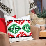 YLVA ART & HOME Boho Tepeli Dekoratif Kırlent Kılıfları Modern Çiftlik Evi Ev Dekoru Kanepe Oturma Odası Kanepe Yatak Göçebe Halı Eli Belinde Eller Kalça Motifli Şık Yastık Kılıfı 45,7 x 45,7 cm