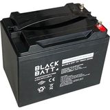 YLZ Black Batt 12V 100 Ah Elektrikli Bisiklet Aküsü Vrla Gel Battery (224*150*178) (15.3 Kg) Tse'li