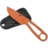 YM PAZARLAMA Izula Esee 51455ORG Turuncu Kamp Bıçağı 16 cm - Komple Metal, Plastik Kılıflı