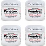 YM PAZARLAMA Penetrex Masaj Kremi 57 G – Arnika, Vitamin B6 ve Msm Içerikli 4’lü Set