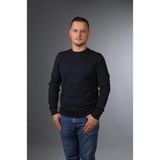 YMA Triko A.t.y XX-004 Bisiklet Yaka Tek Plaka Erkek - Lacivert - 2XL