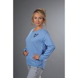 YMA Triko A.t.y XX-018 Kayık Yaka Salaç Kazak - 2XL - Mavi