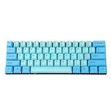 YMDK 61 ANSI%60 Özel Tuş Kapakları OEM Profil Kalın PBT KEYCAP Cherry MX Anahtarları Mekanik Oyun Klavyesi GK61 (SADECE ANAHTAR)
