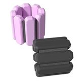 YMJZel Kadın Erkek için Bilek Bilek Ağırlıkları - 1 Çift (her biri 1 lb) Ayarlanabilir Silikon Egzersiz Ağırlıkları, Yoga Pilates Koşu Dans Kolu ve Bacak Kuvvet Antrenmanı için Su Geçirmez Giyilebilir