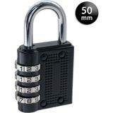 YMK YMK-1350 Dört Basamaklı Şifreli Asma Kilit Siyah 50 mm