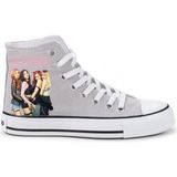 Ymn Ayakkabı Black Pink Baskılı Gri Bilekli Spor Ayakkabı Çocuk Sneaker Blackpink