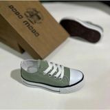 Ymn Ayakkabı Günlük Keten Rahat Yeşil Bebek & Çocuk Sneaker Convers Spor Ayakkabı