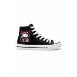 Ymn Ayakkabı Hello Kitty New Baskılı Bilekli Siyah Çocuk Sneaker