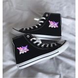 Ymn Ayakkabı My Melody & Kuromi Baskılı Siyah Bilekli Spor Ayakkabı Çocuk Sneaker
