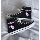 Ymn Ayakkabı We Are Kuromies Baskılı Siyah Bilekli Spor Ayakkabı Çocuk Sneaker