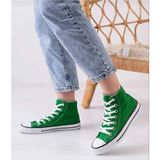 Ymn Ayakkabı Yeşil Bilekli Spor Ayakkabı Çocuk Sneaker - Koyu Yeşil