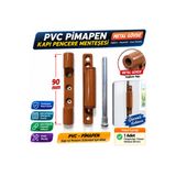 YMN Pvc Pimapen Kapı Pencere Menteşesi 9 Cm Metal 90 Mm Kahverengi 1 Adet