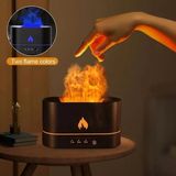 Yms Alev Aroma Difüzör Lamba Ultrasonik Aromaterapi Nebulizatör Hava Nemlendirici Uçucu Yağ Difüzörü - Renkli