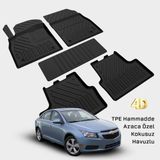Yms Art Chevrolet Cruze Sedan Paspas 2009 - 2016 Arası 4d Havuzlu Paspas - Araca Özel Paspas - Siyah