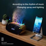 Yms Speaker Özellikli Bluetooth Işıklı Hava Nemlendirici Aroma Difüzör Hava Nemlendirici 500ML - Ahşap Rengi