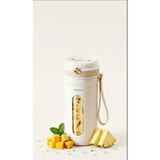 Yms Taşınabilir Şarjlı Blender – USB Şarjlı, Kablosuz Smoothie Blender 350ML - Bej