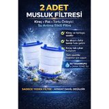 YMV Tasarruflu Musluk Filtresi 2 Adet Yedek Kireç Önleyici Su Arıtma Filtre Ucu