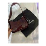 YMZBAG Bordo Rugan Baget El Çantası