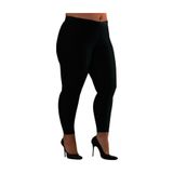 YNCUNDERWEAR Kadın Likralı Pamuklu Siyah Uzun Tayt