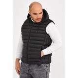 YNS BOUTİQUE - Büyük Beden Şişme Yelek-battal Yelek - SİYAH 3XL