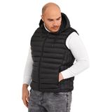 YNS BOUTİQUE - Büyük Beden Şişme Yelek-battal Yelek - SİYAH 4XL