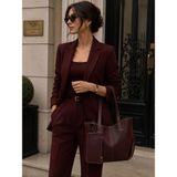 YNS Collection Kadın Kol ve Omuz Çantası - 508-Bordo