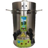 Yns Inox Elektrikli Semaver Çay Makinesi 304 Krom Paslanmaz Çelik 160 Bardak