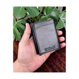 YNS LEATHER Erkek Hakiki Deri Mekanizmalı Kartlık Cüzdan İsim Baskılı