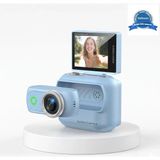 Ynt İthalat 1080P Dijital Video Kamera (32GB) Kart Dijital Vlog Fotoğraf Makinesi Türkçe Mavi - Çok Renkli