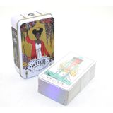 YNT İthalat KH-ALK2769 Modern Witch Metal Kutulu Tarot Kartı Alk2769