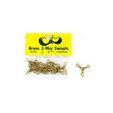 Yo-Zuri Brass 3-Way Swivels No:6 3 Lü Fırdöndü 12 Li Pkt