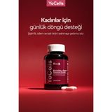 YoCells Bromelain, İnulin, Papain, Guarana Ekstresi, Çinko, Vitamin B6, C içeren Kadınlara özel takviye gıda
