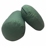 Yoga Bolster Minderi & Meditasyon Minderi - İkili Set (Gri)