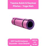 Yoga Meditasyon Minderi 16MM Mat Özel Konfor Modeli Çift Taraflı Kaymaz Silinebilir Iz Yapmaz