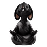 Yoga Yapan Tavşan Biblo, Siyah