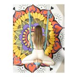 YogaKalp Yoga Hamak Seti 4mt.x2.5mt. Esneme Payı - Standart Tavanlar Için