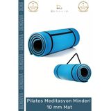 #Yogamatı Taşıma Askılı Dayanıklı Uzun Ömürlü Konfor Serisi Meditasyon Minderi 10 Mm Mat