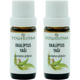 Yogaroma Ferahlatıcı Aromaterapi 10ml Saf ve Doğal Okaliptus Uçucu Yağ - 2 Adet