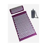 Yogatime Çivili Mat + Yastık Set Mor