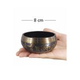 Yogatime Tibet Çanağı (Singing Bowl) – 8 cm - Ses Terapisi İçin El Yapımı Meditasyon Çanı