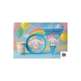 Yogi parti Cinnamoroll 8 kişilik Doğum günü parti malzemeleri Eko Set Tabak Bardak Flama Kuromi
