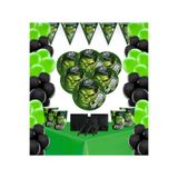 Yogi parti Hulk Marvel Doğum günü parti malzemeleri 8 kişilik set
