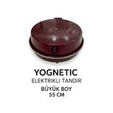 Yognetıc Jumbo Büyük Boy Elektrikli Tandır Ekmek Yapma Makinesi kahverengi
