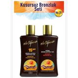 Yoğun Bronzlaştırıcı Yağ 200ml+bronzlaştırıcı Koruyucu Yağ (spf-15) 200ml