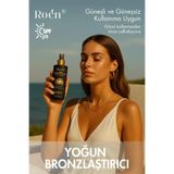 Yoğun Bronzlaştırıcı Yağ, Havuç Ve Hindistan Cevizi Içeren Güneşli Ve Güneşsiz Kullanım Spf15 150 ml