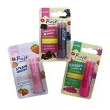 Yoğun Etkili Dudak Nemlendirici Balm Kiraz Çilek Çikolata (3Lü Set)