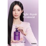 Yoğun Onarıcı Nemlendirici ve Şekillendirici Saç Bakım Kremi KUNDAL Night Repair Treatment 470ml