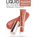 Yoğun Pigmentli E Vitaminli Mat Bitişli Kremsi Likit Allık - Liquid Blusher 03 Warm Apricot - yavruağzı